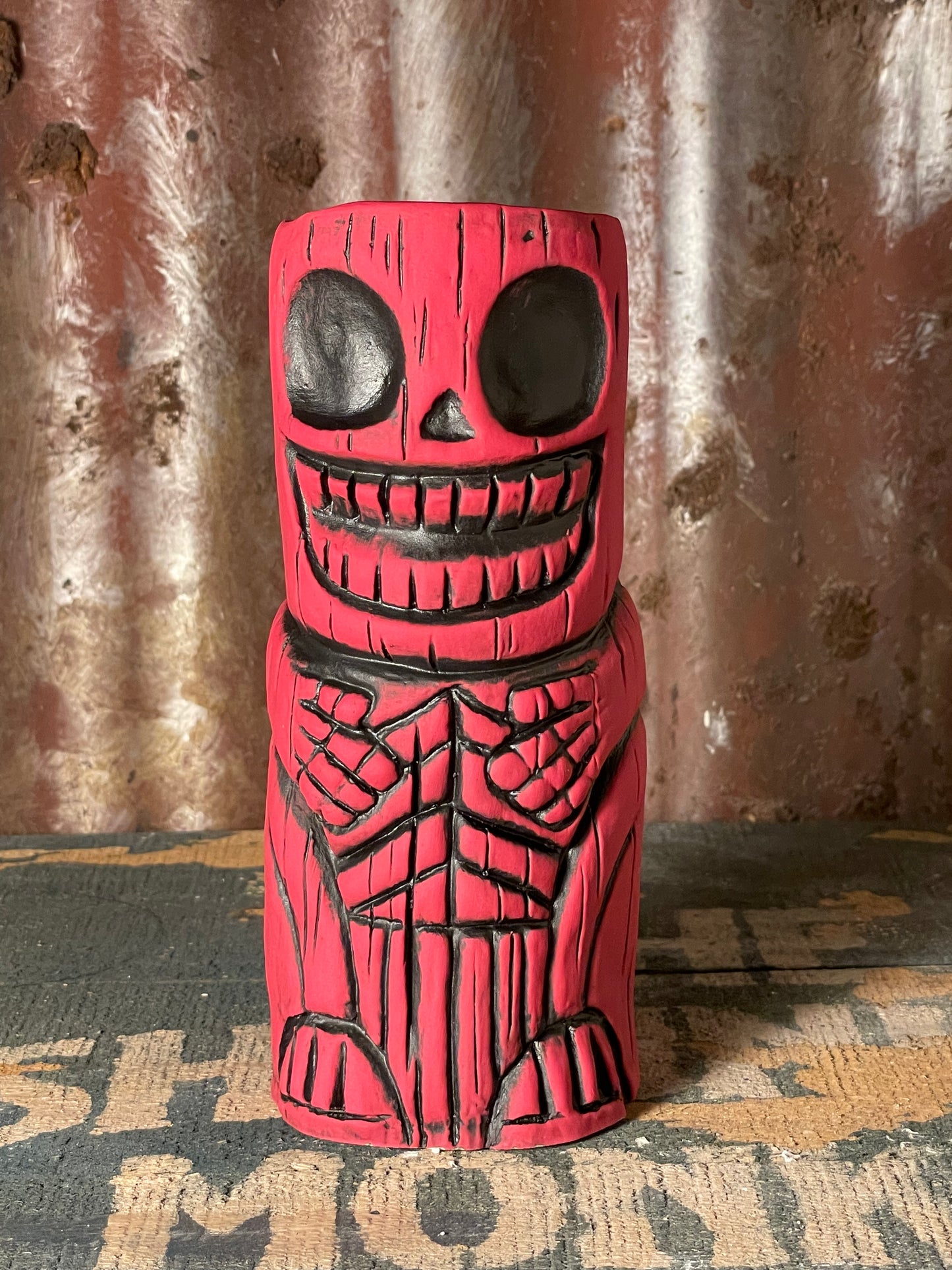 Skelly Tiki Totem