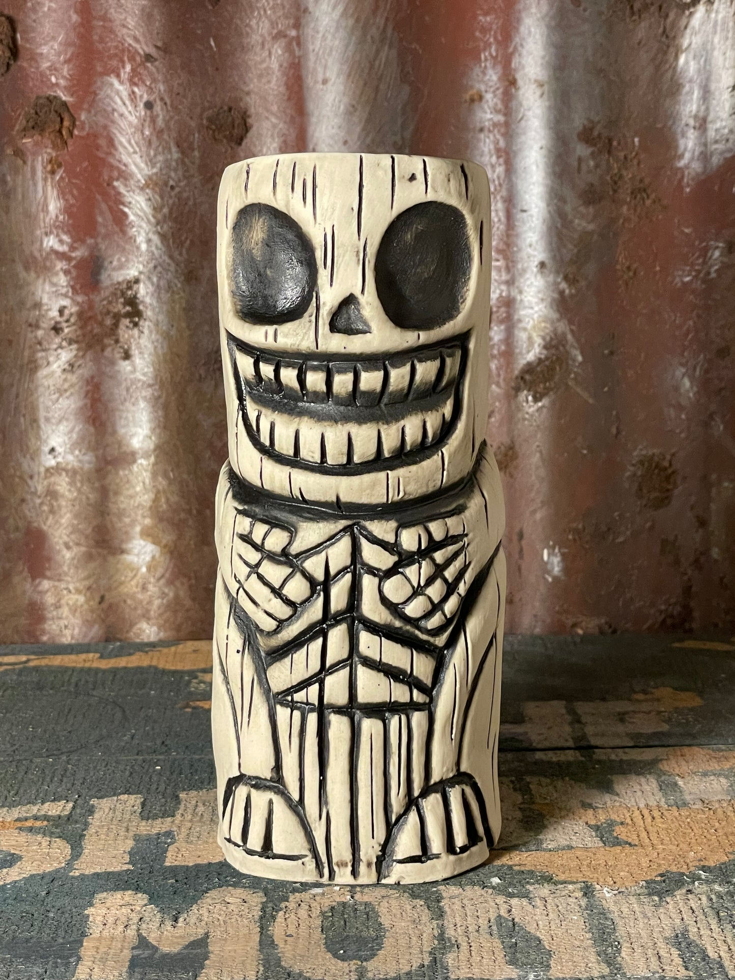 Skelly Tiki Totem