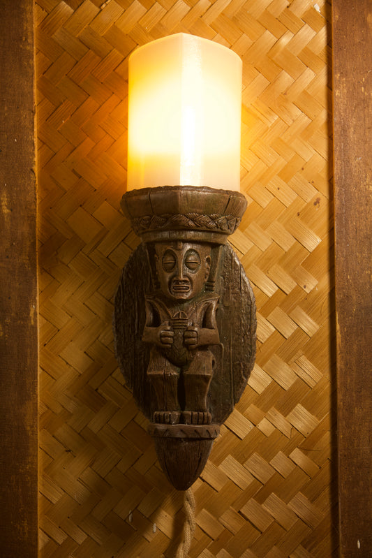 Tiki Sconce Set Made to Order