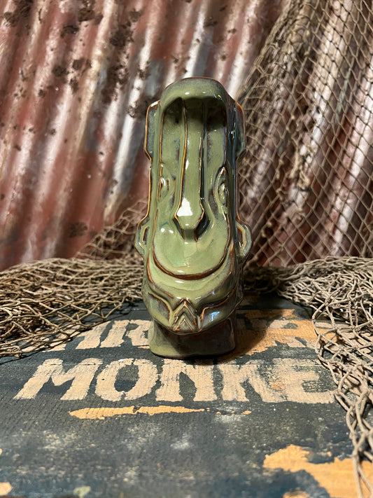 Green with Algae Moai